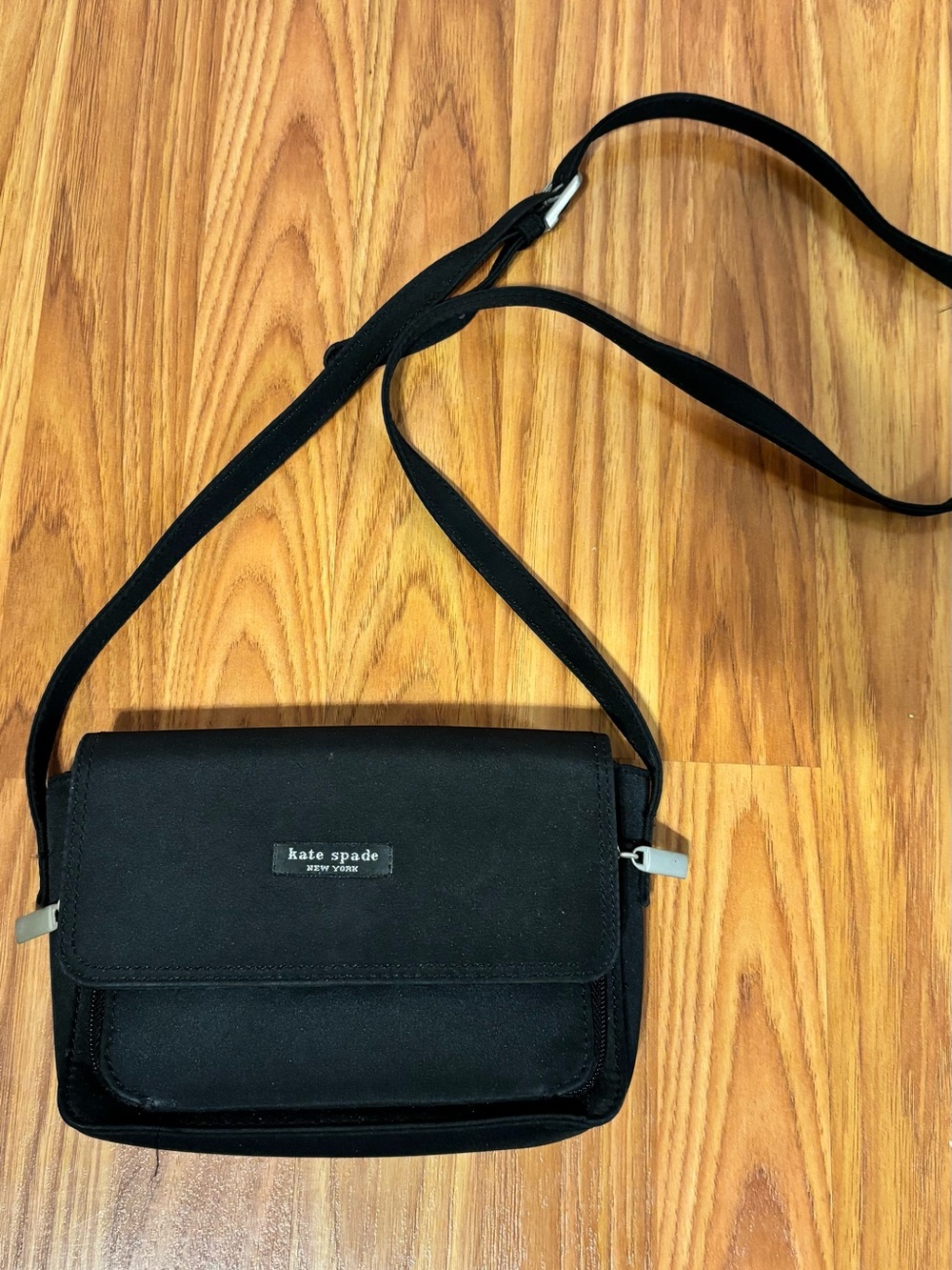 kate spade Black Compact Crossbody Bag